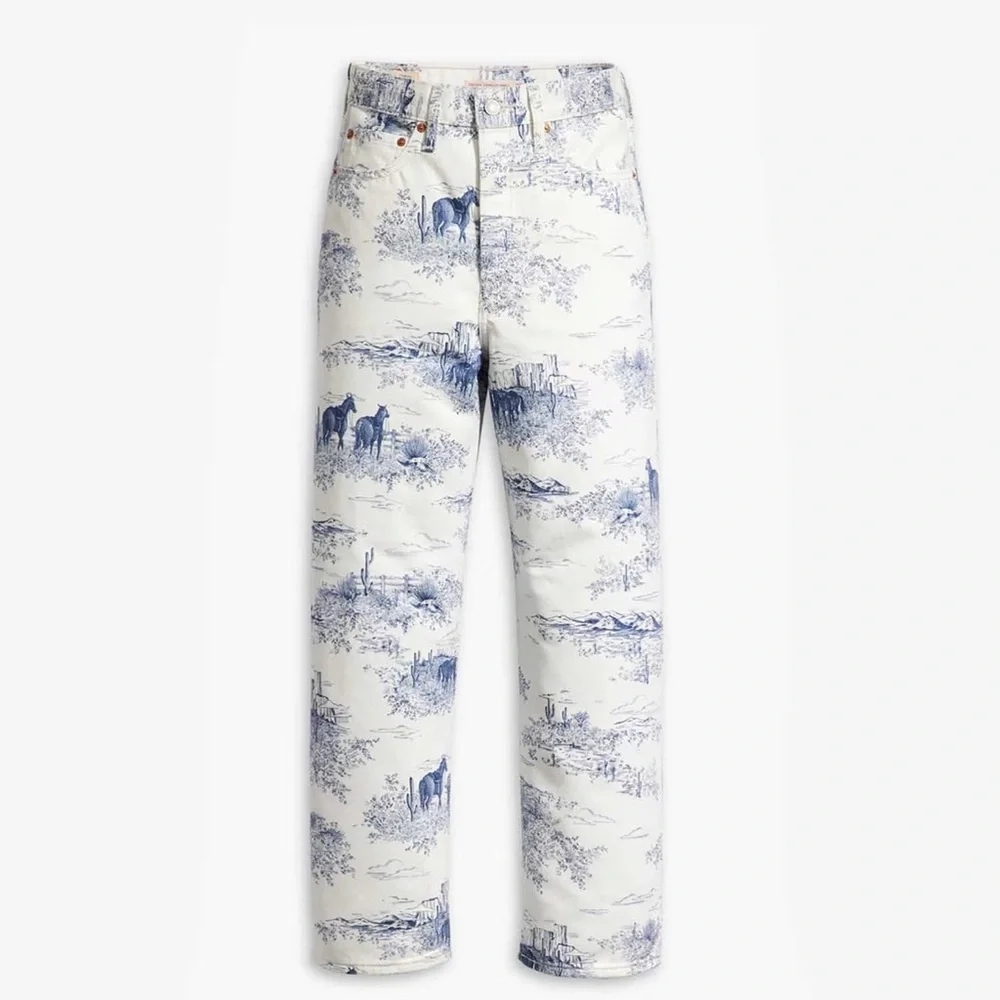 Levi's Western RIBCAGE STRAIGHT ANKLE WOMEN'S JEANS - Picture 2 of 7